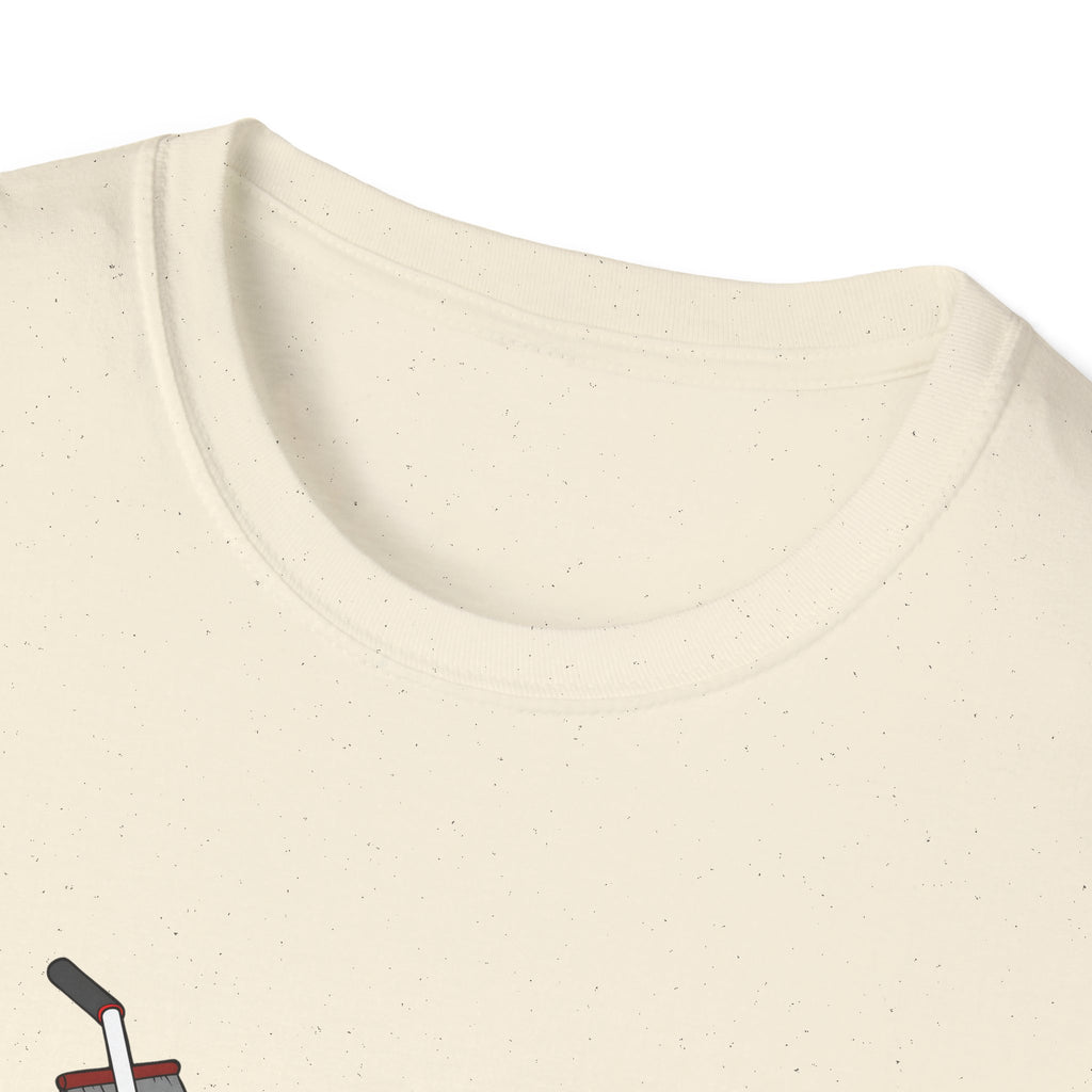 Vacuum Wars Logo Small Unisex Softstyle T-Shirt - Fun Graphic Tee for Home Enthusiasts